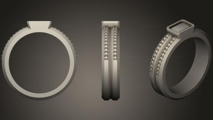 Jewelry rings (Ring 76, JVLRP_0558) 3D models for cnc